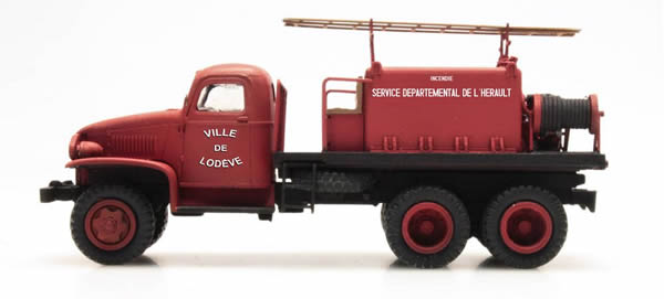 REE Modeles CB-082 - GMC C.C.F.L Tank Truck for Forest Fire Froger Steel Cabin LODEVE